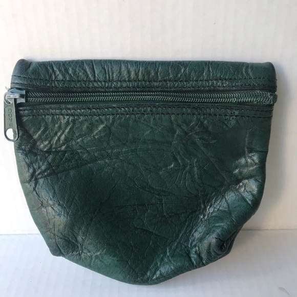 Vintage Carlos Falchi Leather Mini Pouch - Picture 1 of 6